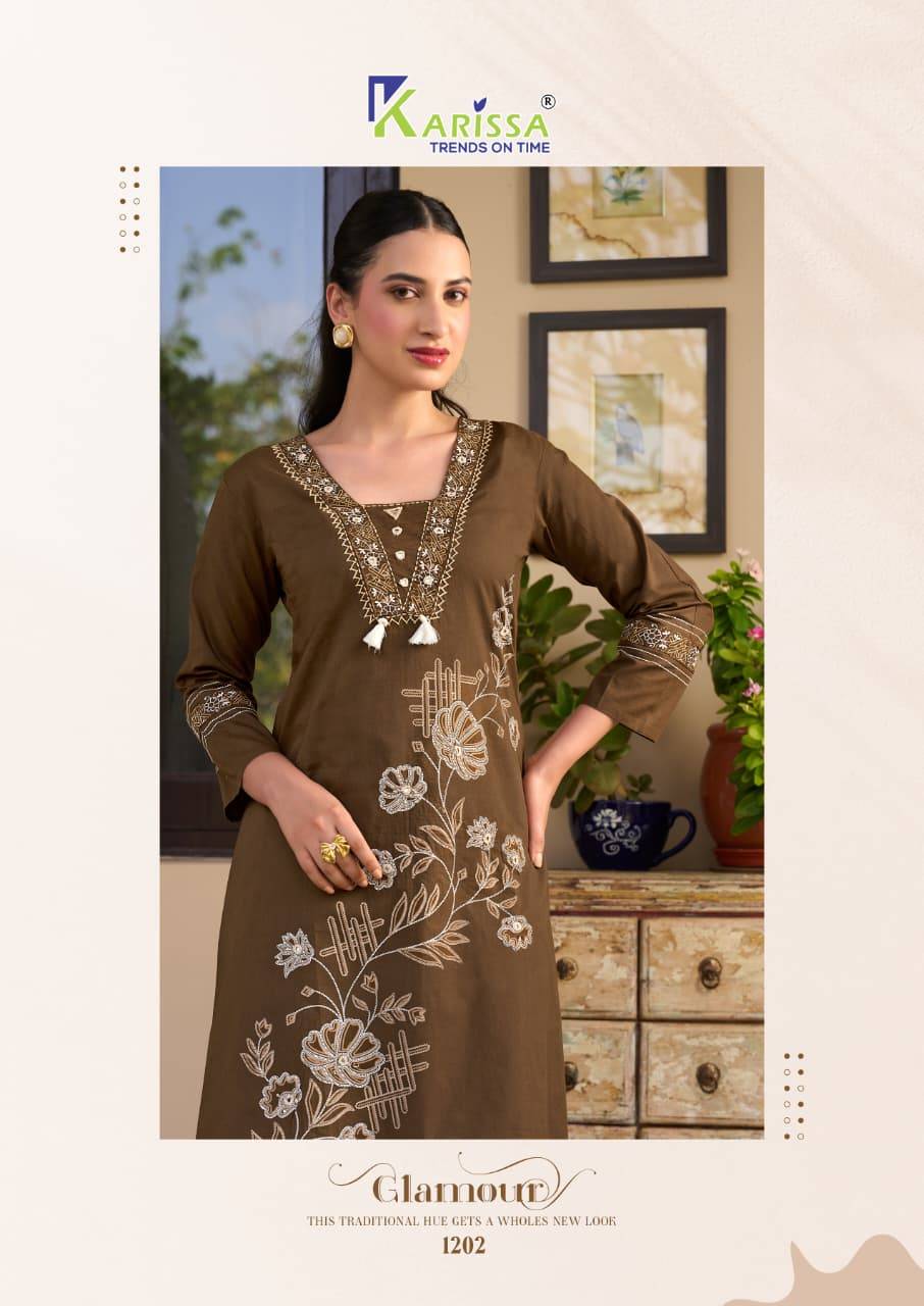 AMRITA  By KARISSA 1201 To 1204 Series Beautiful Festive Suits Colourful premium Bombay cotton co-ord sets At Wholesale Price